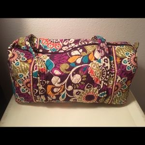 Vera Bradley Small Duffel in Plum Crazy